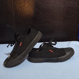 Black Canvas Sneakers